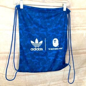 Adidas Mesh Looking Blue Cammo Cinch Sack